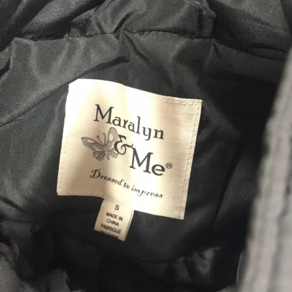 Maralyn & Me Juniors' Hooded Faux-Fur-Trim Puffer - Picture 6 of 8